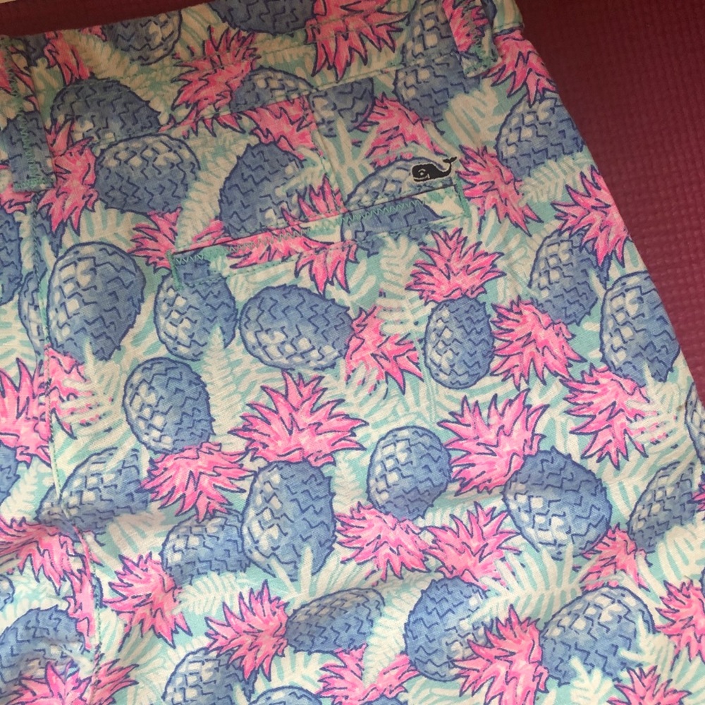 Vineyard Vines | Caicos Linen Blend Crop Pants 🍍 - Picture 7 of 8